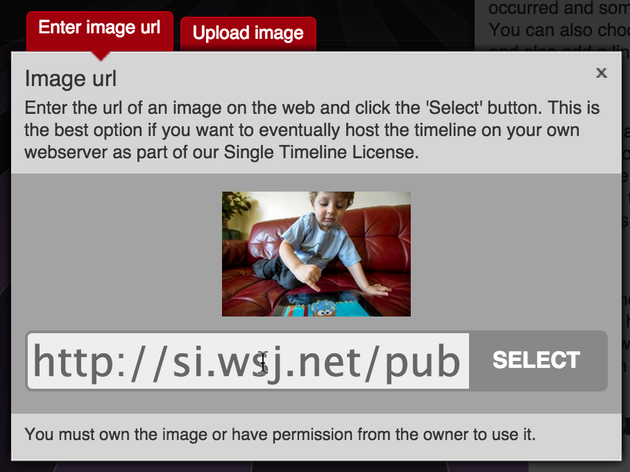 Enter hosted image URL