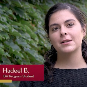 Hadeel B. IBH student