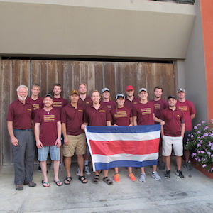 Group photo of Costa Rica study abroad students