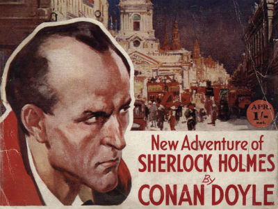 Cover of Strand Magazine featuring Sherlock Holmes