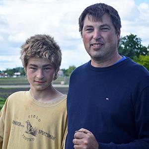  Richard Traugott with son