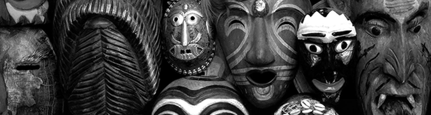  image of wooden masks